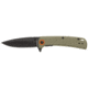 Browning Buckmark Slim Folding Knife - Box, 2.75in, D2 High Carbon Steel, Drop Point, Sage Polymer Handle, N, 3220543B