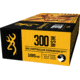 Browning BXC .300 Winchester Short Magnum 185 grain Controlled Expansion Terminal Tip Nickel Plated Brass Cased Centerfire Rifle Ammo, 20 Rounds, B192230001