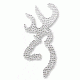 Browning Decal,Faline Spangle 6in. Silver 3922220659