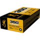 Browning FMJ Target .350 Legend 124 grain Full Metal Jacket Brass Cased Centerfire Rifle Ammo, 20 Rounds, B192803501