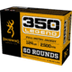 Browning FMJ Target .350 Legend 124 grain Full Metal Jacket Brass Cased Centerfire Rifle Ammo, 60 Rounds, B192803502