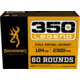 Browning FMJ Target .350 Legend 124 grain Full Metal Jacket Brass Cased Centerfire Rifle Ammo, 60 Rounds, B192803502