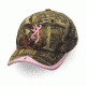 Browning Gunner Camo Cap, Mossy Oak Break-Up Infinity/Pink, Adult cap adjustable fit 308129202