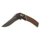 Browning Hunter Folding Knife, 3.5in, 440-C, Straight Back, Wood Handle, N, 3220392