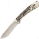 Browning JMB Presentation Knife Fixed Blade Knife, 7.75in Overall, 3.5in Satin SS Blade, White Bone Handle, Laser Engraved John M, Browning Handle Artwork, Comes w/Wooden Box, White, 3220200