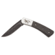 Browning Knoll Folding Knife, 2.375in, Swedish Sandvik 12C27, Drop Point, Black Handle, N, 3220476
