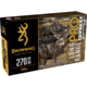 Browning Long Range Pro .270 Winchester 140 grain Sierra Tipped GameKing Nickel Plated Brass Cased Centerfire Rifle Ammo, 20 Rounds, B192502702