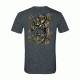 Browning Mens Background Camo Buckmark Short Sleeve T-Shirt, Charcoal, Small A000325300102