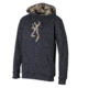 Mens Buckmark Camo Sweatshirt, Black