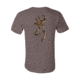 Mens Graphic Waterfowl Buckmark Short Sleeve T-Shirt, Pebble Brown