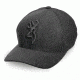 Browning Pinstriper Cap, Charcoal, Flex Fit, L-XL 308701794