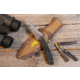 Browning Primal Gut Tool Fixed Blade Knife, 3.125in, 8Cr13MoV, Gut, Polymer/Rubber Handle, Black, 3220424