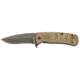 Browning Riverstone Folding Knife - Box, 2.875in, D2 High Carbon Steel, Drop Point, Sage Aluminum Handle, N, 3220515B