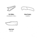 Browning Sage Creek Fixed Blade Knife - Box, 4.5in, 9Cr14MoV, Clip Point, Wood Handle, Canvas, 3220537B