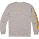 Browning Shirt Sun Long Sleeve Lt - Mens, Light Grey/Gold, S, 3010634901