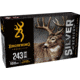 Browning SILVER SERIES 243 WIN 100 Grain Plated Soft Point Brass Rifle Ammo, 20 Rounds, B192602431