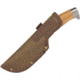Browning Skinner Wood Knife, 8.5in Overall, 3.75in Satin Stainless Steel Blade, Brown Wood Handle, Brown Nylon Belt Sheath, 3220497