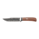 Browning Stormy Pass Fixed Blade Knife, 5in, Damascus Steel, Clip Point, Brown Wood Handdle, 3220585B