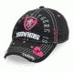 Browning Sweetheart Mesh Back, Black/Hot Pink, 308239992