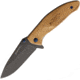 Browning Tactical Folder Folding Knife, 2.5 gray titanium coated stainless blade, Olive wood handle, 3220376