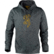 Browning Long Sleeve Tech Hoodie - Mens, Carbon Gray, 2XL, 3011887905