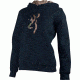 Browning Womens Buckmark Camo Sweatshirt, Black, M BRI020004.099239.M