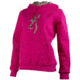 Browning Womens Buckmark Camo Sweatshirt, Fuchsia, S BRI020004.420238.S