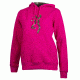 Browning Womens Buckmark Camo Sweatshirt, Fuchsia, S BRI020004.420334.S