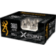Browning X-Point .380 ACP 95 grain X-Point Nickel Plated Brass Cased Centerfire Pistol Ammo, 20 Rounds, B191703802