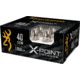 Browning X-Point .40 S&amp;W 180 grain X-Point Nickel Plated Brass Cased Centerfire Pistol Ammo, 20 Rounds, B191700402