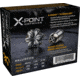 Browning X-Point .40 S&amp;W 180 grain X-Point Nickel Plated Brass Cased Centerfire Pistol Ammo, 20 Rounds, B191700402