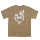 Browning Youth MO Country Buckheart S,S Tee, Coffee, Small A000230020102