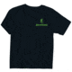Youth Graphic Neon Green Buckmark Short Sleeve T-Shirt, Black