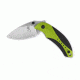 Browning Zipper Pull Keychain Light 1 White LED 13 Lumens, 1 Green LED 6 Lumens,Minnow Folding Pocketknife,Green/Black 3710061