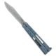 Brs BRS Premium ALT Alpha Beast Balisong Butterfly Knife Blue Ti 4.5" Stonewash, Blue, 154CM, adult, BHQ-82804