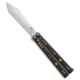 Brs BRS Premium Replicant Balisong Butterfly Knife Black G-10/Gold Ti 4.5" SW, Black, 154CM, adult, BHQ-29060