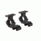 BSA Optics Tactical Weapon 2 Piece 1in Rail Mount w/ Upper Rail Mounts, Black TWAR2PRM