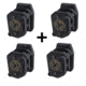Black Scorpion Outdoor Gear IPSC / USPSA Black Scorpion Storm I Pistol Magazine Pouches , 4 Pouches, Smart Purchase, Black, Standard, CO01-1111-MPBK