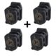 Black Scorpion Outdoor Gear IPSC / USPSA Black Scorpion Storm I Pistol Magazine Pouches , 4 Pouches, Smart Purchase, Black, Standard, CO01-1111-MPBK
