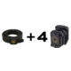 Black Scorpion Outdoor Gear IPSC / USPSA Shooter Rig / Shooting Gun Belt Combo, Black, Extra Extra Large, CO02-2222-MPBTXXLBK