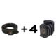 Black Scorpion Outdoor Gear IPSC / USPSA Shooter Rig / Shooting Gun Belt Combo, Black, Medium, CO02-2222-MPBTMBK