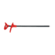 Bubba Blade Fishing Hook Extractor, 6in, Aluminum Hook Extractor, 4.5in, Rubber Handle, Red, Small, 1109761
