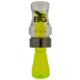 Buck Gardner Double Cross Short Barrel Double Reed, Polycarbonate, Clear/Fluorescent Green DN3PC-C/FG