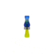 Buck Gardner Double Nasty SpitTech Double Reed, Polycarbonate, Blue/Fluorescent Green DNP-BLU/FG