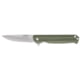 Buck Knives 251 Langford Knife, 3.375in, 7Cr Stainless Steel, Straight, G10, Satin, Green, 0251GRSB/13044