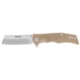 Buck Knives 252 Trunk Knife, 2.875in, 7Cr Stainless Steel, Straight, G10, Satin, Tan, 0252TNSB/13046