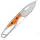 Buck Knives 630 Paklite 2.0 Orange Hide Knife, 6.75in Overall, 2.75in Stonewash 420HC Stainless Drop Point Blade, Orange GFN Handle, Black Polypropylene Belt Sheath, 13499
