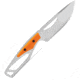Buck Knives 631 PakLite 2.0 Orange Field Knife, 8.25in Overall, 4in Stonewash 420HC Stainless Skinner Blade, Orange GFN Handle, Black Polypropylene Belt Sheath, 13504