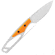 Buck Knives 636 Paklite 2.0 Orange Caper Knife, 7in Overall, 2.75in Stonewash 420HC Stainless Caping Blade, Orange GFN Handle, Black Polypropylene Belt Sheath, 13509