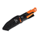 Buck Knives 656 Pursuit Pro Large Knife, 4.5in S35VN Satin Drop Point, Versaflex Orange/Black Handle, 12751